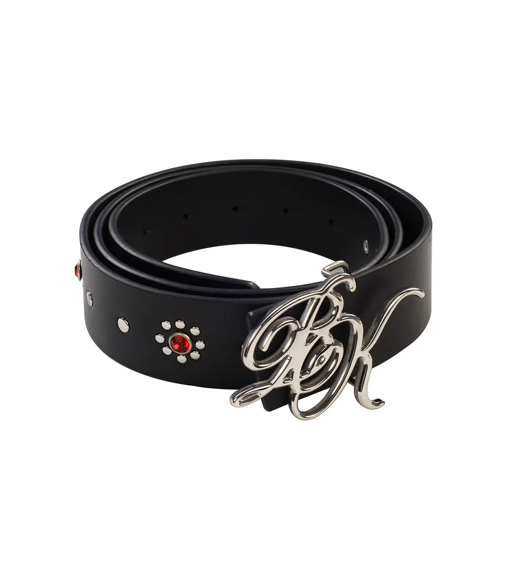 Boredom Kills Studded Belt Black - MTZ FITS