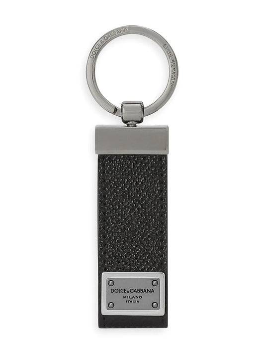 Dolce & Gabbana logo leather keyring - MTZ FITS
