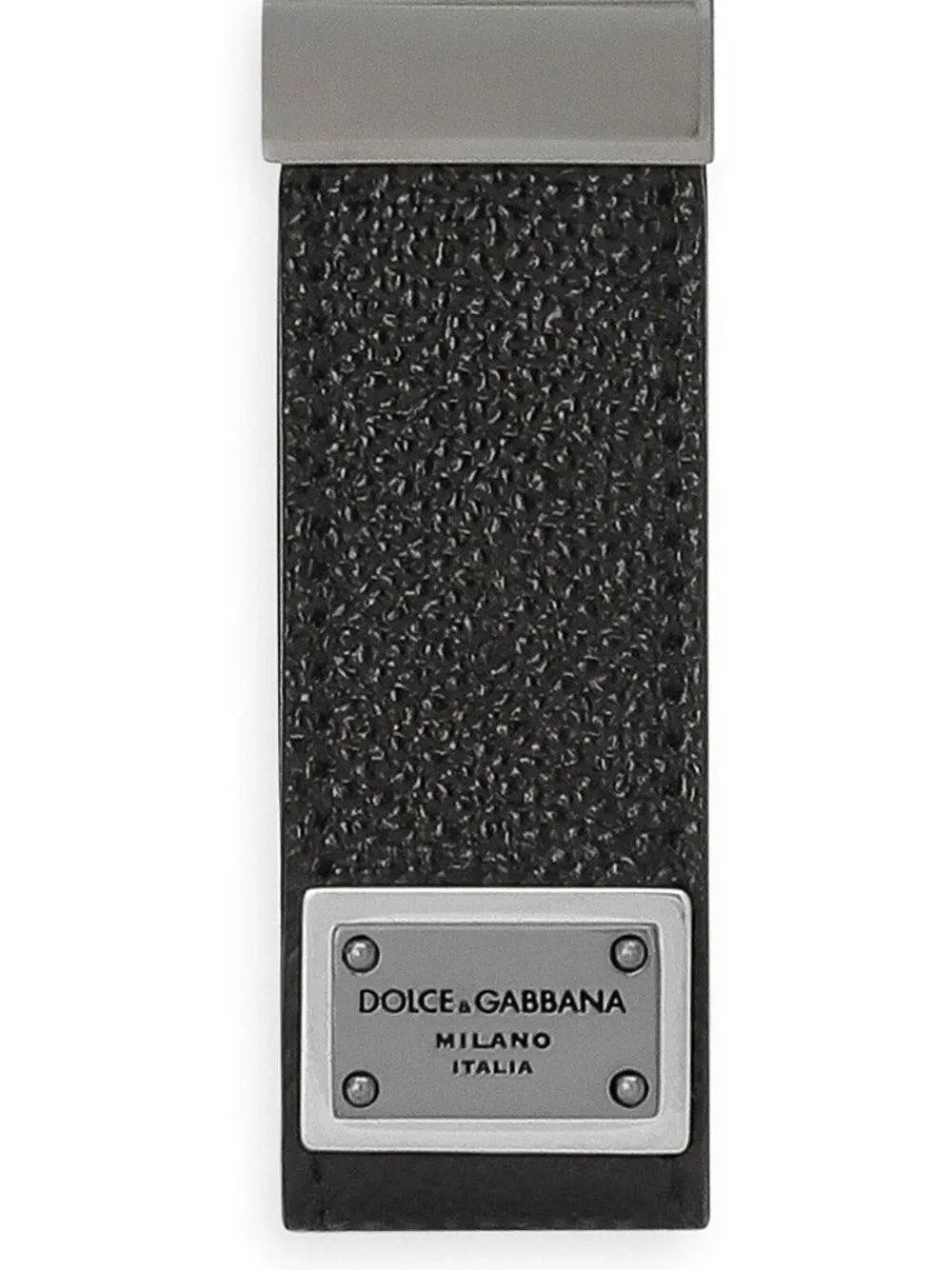 Dolce & Gabbana logo leather keyring - MTZ FITS