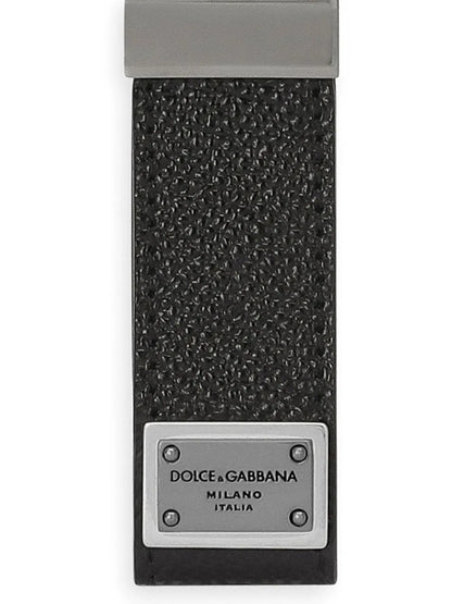 Dolce & Gabbana logo leather keyring - MTZ FITS