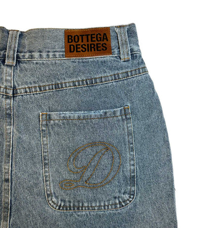 Bottega Desires Denim Shorts Blue - MTZ FITS