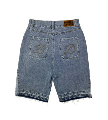 Bottega Desires Denim Shorts Blue - MTZ FITS