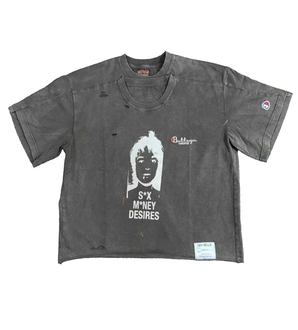 Bottega Desires Sex Sells Tee Black - MTZ FITS