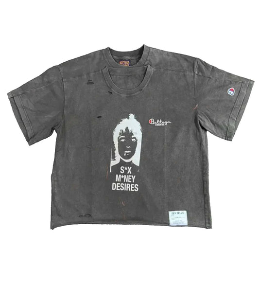 Bottega Desires Sex Sells Tee Black - MTZ FITS
