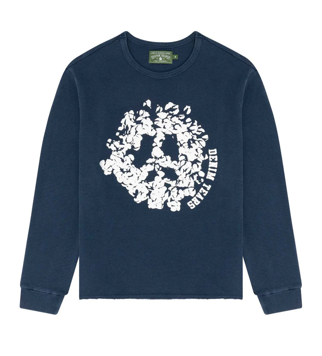 Denim Tears University Navy Thermal L/S - MTZ FITS