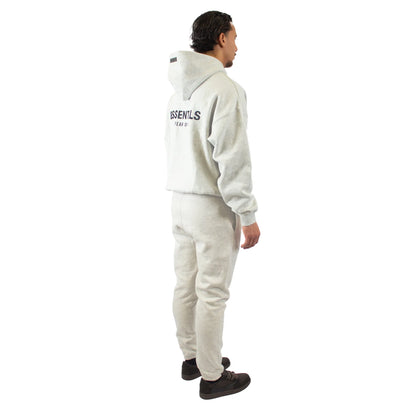 Essentials Light Oatmeal Velvet Sweatpants - MTZ FITS