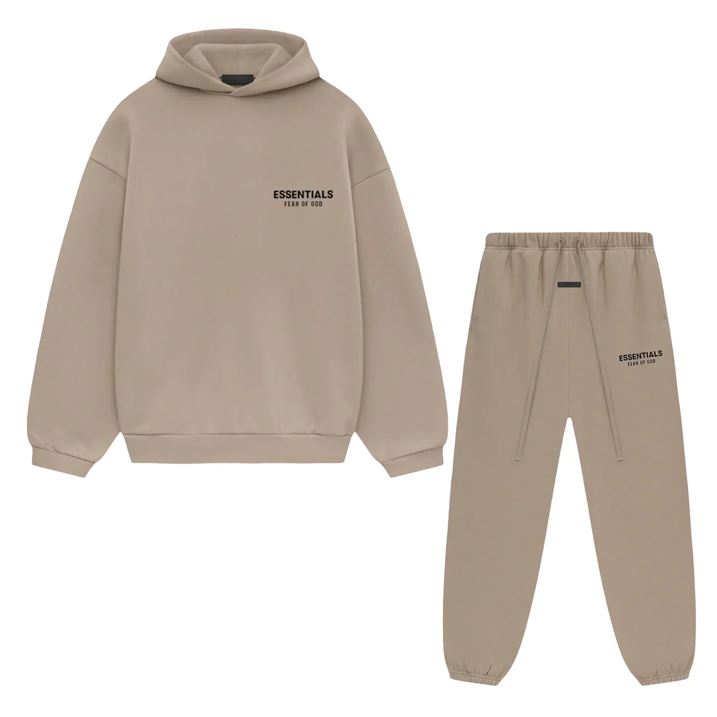 Fear of God Essentials Desert Sand Tracksuit Set - Hoodie & Sweatpants - MTZ FITS