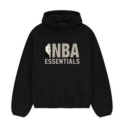 Fear of God Essentials x NBA Black & Grey Hoodie – Unisex Premium Streetwear - MTZ FITS