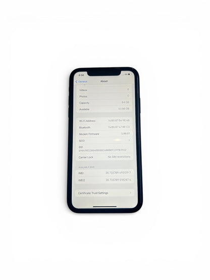 IPhone XR with no box + no charger  ( USED )condition 9/10 - MTZ FITS
