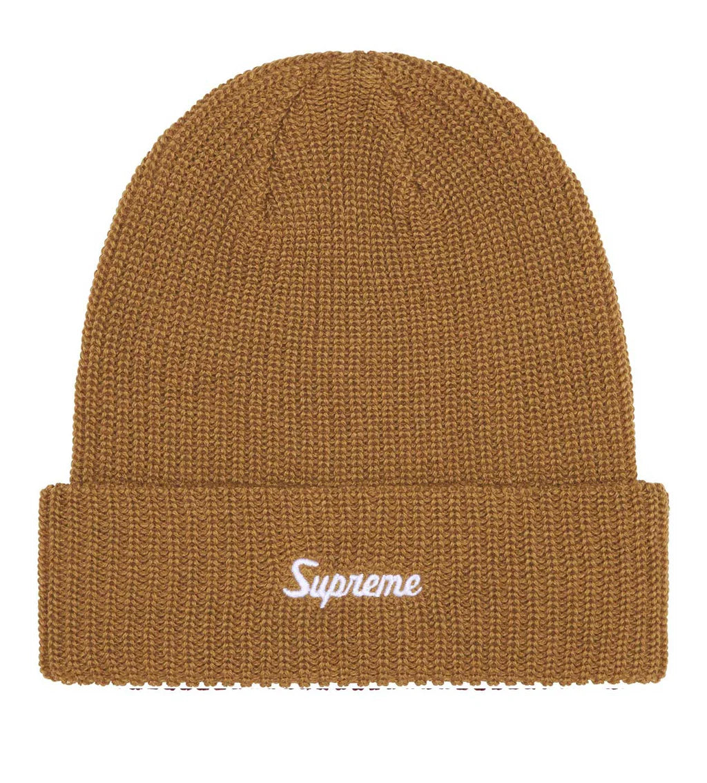 Supreme Loose Gauge Beanie Tan - MTZ FITS