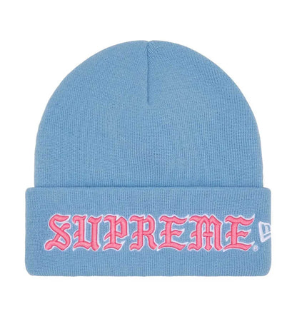 Supreme Old English Beanie Blue/Pink - MTZ FITS
