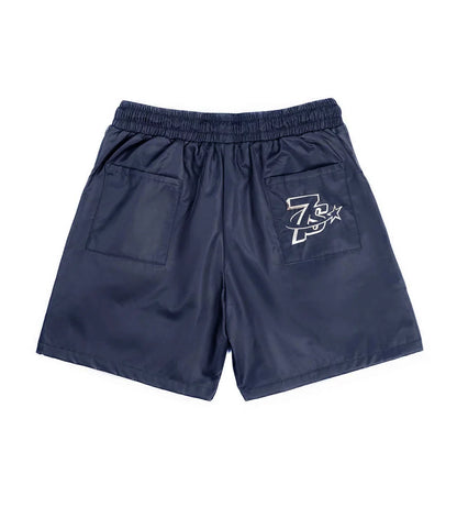 Triple Sevens Nylon Button Shorts Navy - MTZ FITS