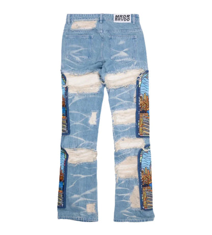 Who Decides War Stained Glass Denim - MTZ FITS
