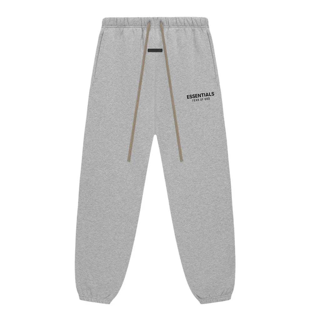 Essentials Light Oatmeal Velvet Sweatpants - MTZ FITS