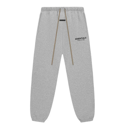 Essentials Light Oatmeal Velvet Sweatpants - MTZ FITS