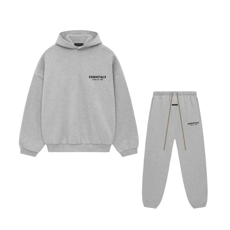 Fear of God Essentials Light Oatmeal Tracksuit Set - MTZ FITS